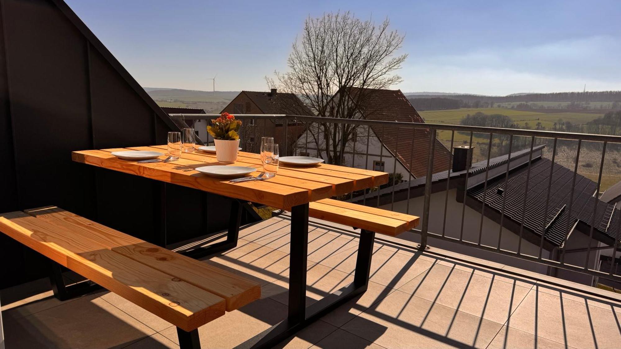 Ferienwohnung Feriendomizil Rietholzblick Bad Driburg Exterior foto